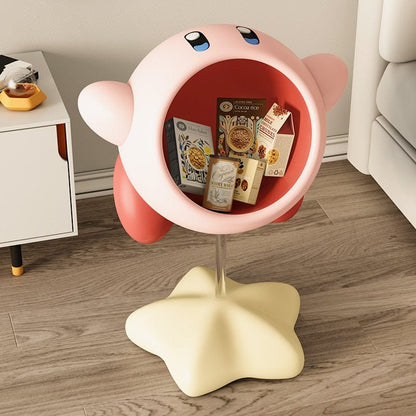 Creative Pink Fat Man Book & Snack Shelf