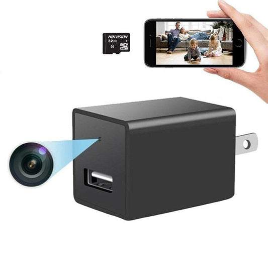 Phone Charger Camera : Smart Discreet USB Charger Security Camera