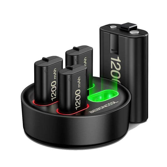 Xbox Wireless Controller Battery Rechargeable - 4x Batteries Xbox Series X/S/Xbox One S/X