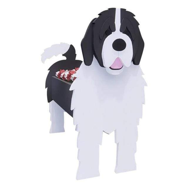 Cute Hand-made Dog-shaped Flower Pots Planter