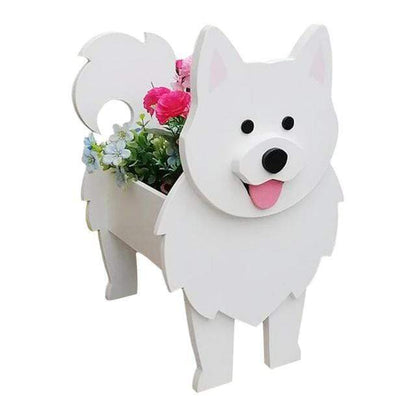 Cute Hand-made Dog-shaped Flower Pots Planter