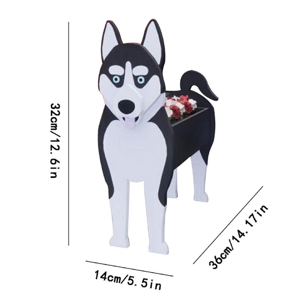 Cute Hand-made Dog-shaped Flower Pots Planter