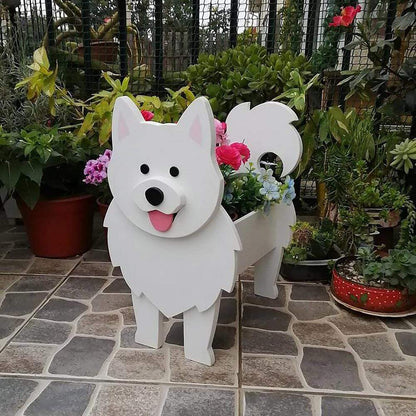 Cute Hand-made Dog-shaped Flower Pots Planter