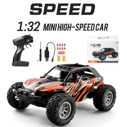 High-Speed 1:32 Remote Control Car - 20 Km/H All-Terrain Electric Toy with 2.4GHz Technology