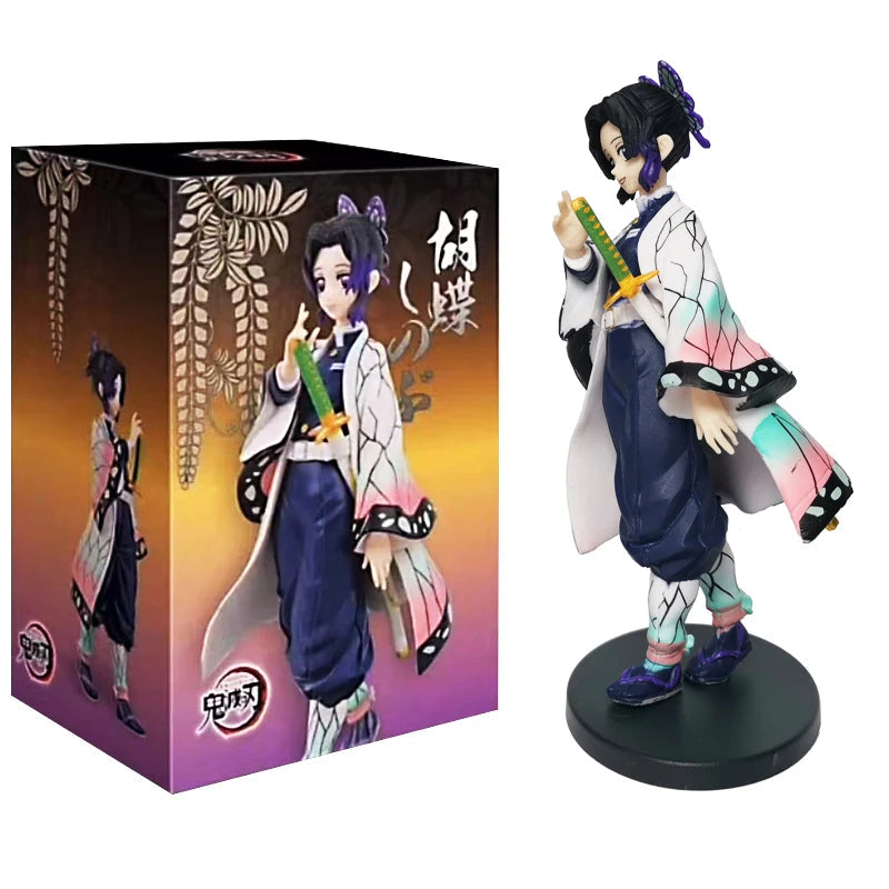 Ultimate Anime Demon Slayer Action Figures Set - Kamado Tanjirou, Nezuko, Zenitsu & Inosuke PVC Collectibles