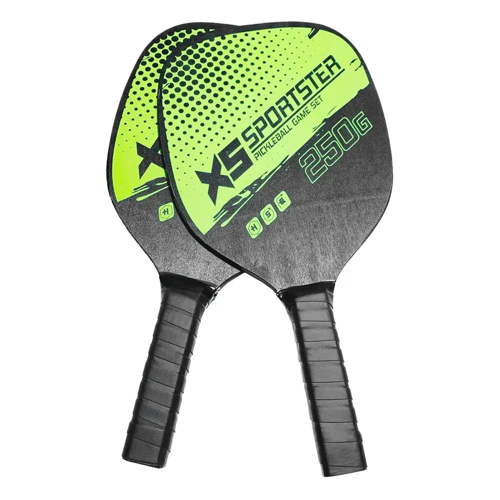 Professional Pickleball Paddle Set with Non-Slip Grip and Ultra Cushion Rackets, Includes 4 Training Balls for Adults and Children