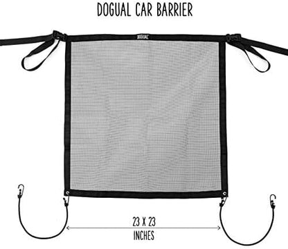 Dog Car Net Barrier  Universal Fit Sturdy Mesh Easy to Install