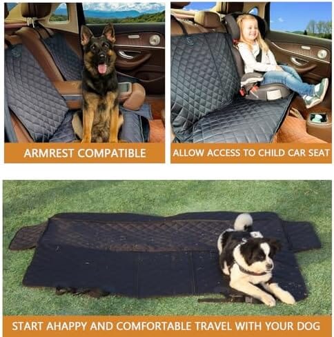 Dog Car Seat Cover for Back Seat Pet Cover