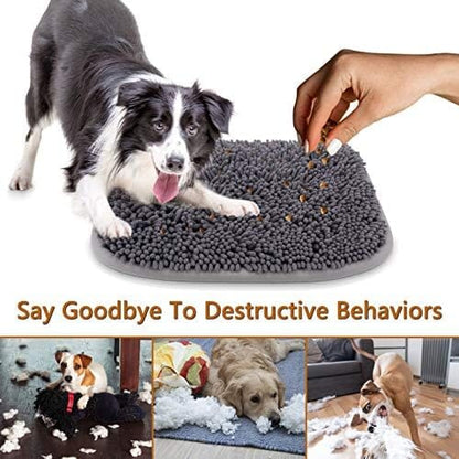 Dog Sniffing Interactive Feeding Game Boredom