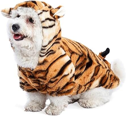Dog Tiger Pet Costumes Halloween