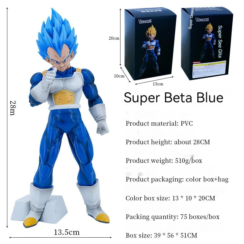 Dragon Ball Rewards Super Vegeta Standing Posture Yellow Hair Blue Hair Figurine Model