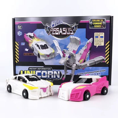 Hello Carbot Unicorn Mirinae Prime Unity Series Transforming Action Figure - Ultimate Robot Vehicle Experience!