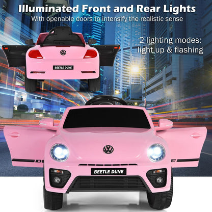 12V Volkswagen Beetle Electric Kids Ride on Car with Remote Control