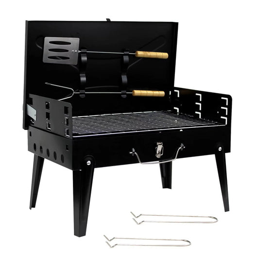 Portable Folding Charcoal Barbecue Grill