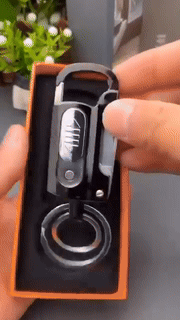 Multifunctional keychain lighter