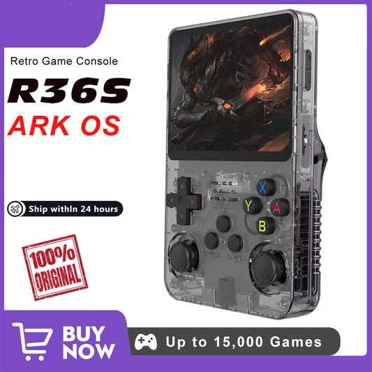 R36S Retro Game Console Handheld Video Game 3.5 Inch