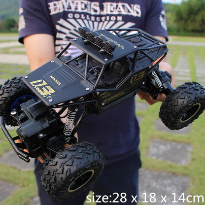 4WD Off-Road RC Car - 1:12 & 1:16 Scale Remote Control Buggy for Kids - 2.4G Radio Control Truck