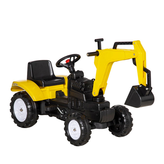 Pedal Power Kids' Ride-On Digger