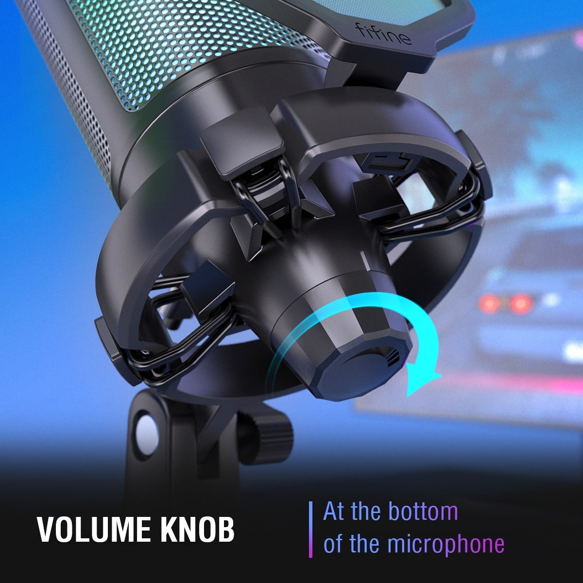 Microphone For Gaming Streaming USB: Tripod Stand And Pop Filter