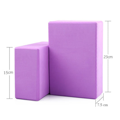 Foam Yoga Block Pair