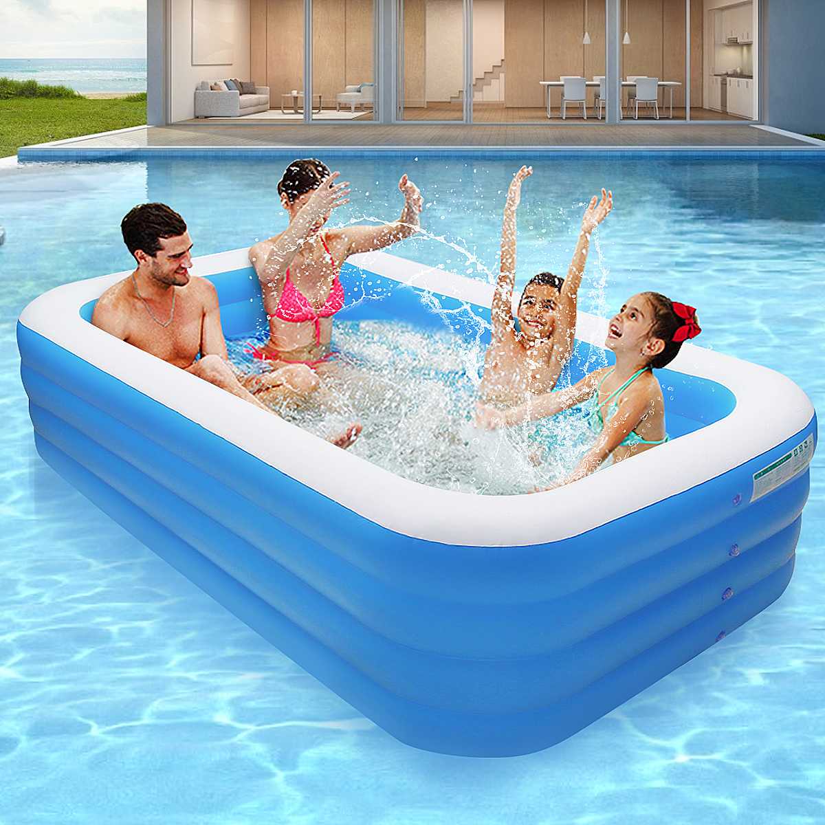 FunSplash Family Inflatable Pool