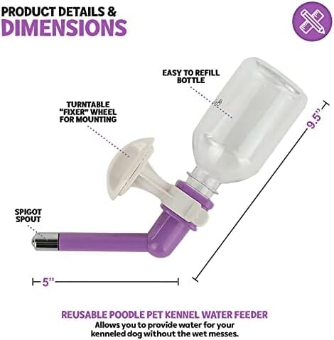 Gravity Hydration Fountain with Spigot Spout for Pets