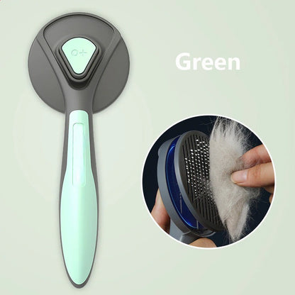 Cat Brush For Long Hair - Comb For Shedding, Cleaning Slicker Brush For Dogs Cats