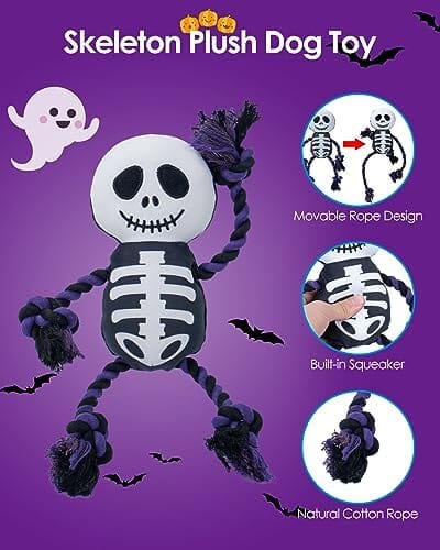 Halloween Dog Toys, Funny Squeaky Dog Toys
