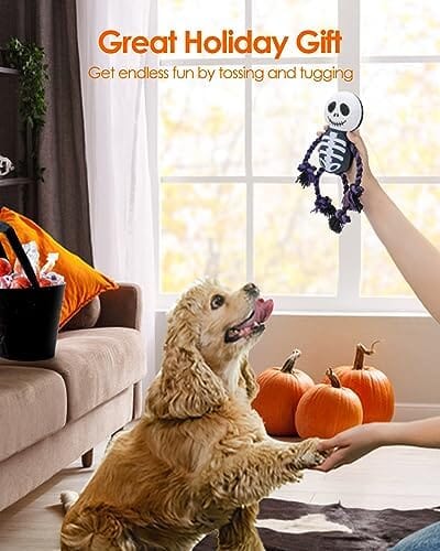 Halloween Dog Toys, Funny Squeaky Dog Toys