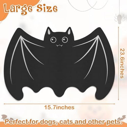 Halloween Pet Mats for Food and Water Dog Cat Food Mats Pet Feeding Mat