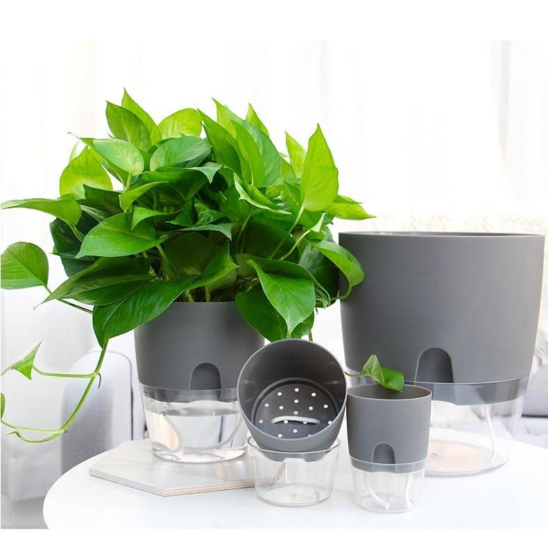 HydroBloom - Hydroponic Self Watering Flowerpot (3 Pots Set)