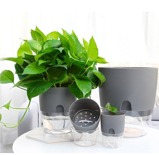 HydroBloom - Hydroponic Self Watering Flowerpot (3 Pots Set)