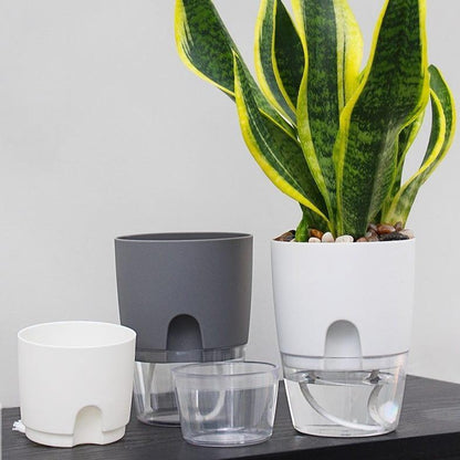 HydroBloom - Hydroponic Self Watering Flowerpot (3 Pots Set)