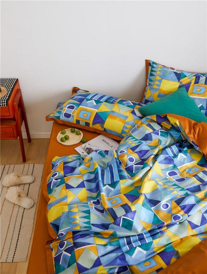 Shapes and Colors Vol. 1 Duvet Cover Set (Long-Staple Sateen Cotton)