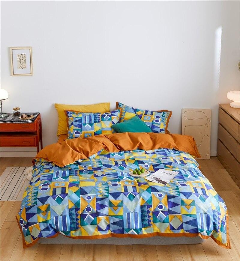 Shapes and Colors Vol. 1 Duvet Cover Set (Long-Staple Sateen Cotton)