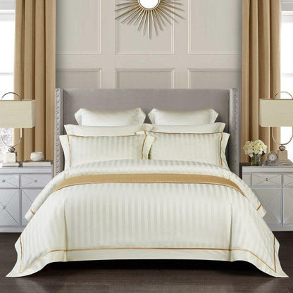 Serenity Cream Duvet Cover Set (Long-staple Sateen Cotton)