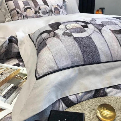 Ring Circ Duvet Cover Set (Long-Staple Sateen Cotton)