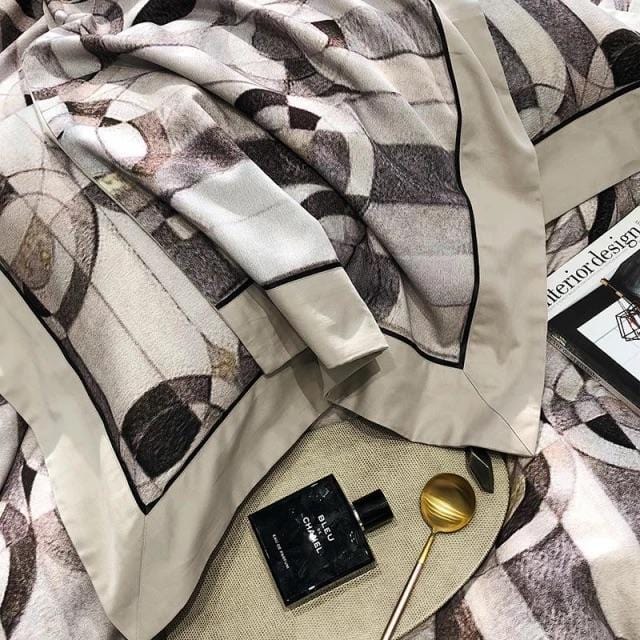 Ring Circ Duvet Cover Set (Long-Staple Sateen Cotton)