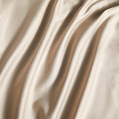 Cream Visna Duvet Cover Set (Long-staple Sateen Cotton)