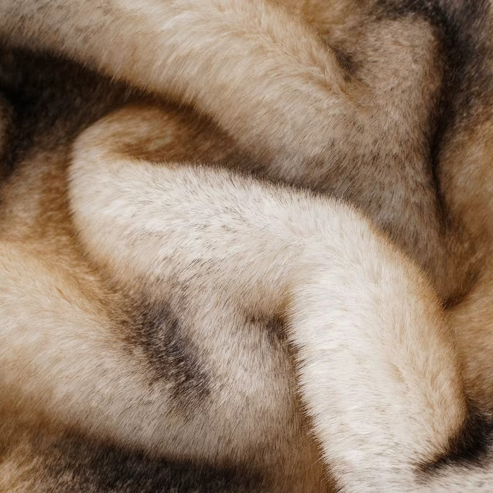 Heavy-Weight Luxury Faux Fur Throw - 3 Colours