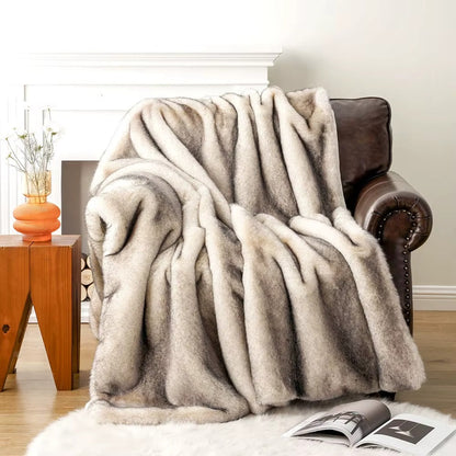 Heavy-Weight Luxury Faux Fur Throw - 3 Colours