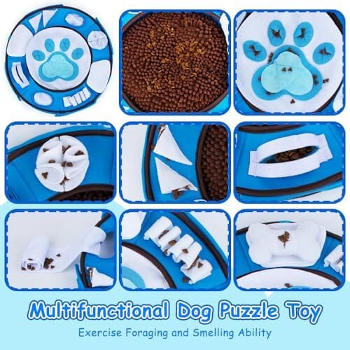 Interactive Snuffle Mat for Dogs Encourages Natural Foraging Skills