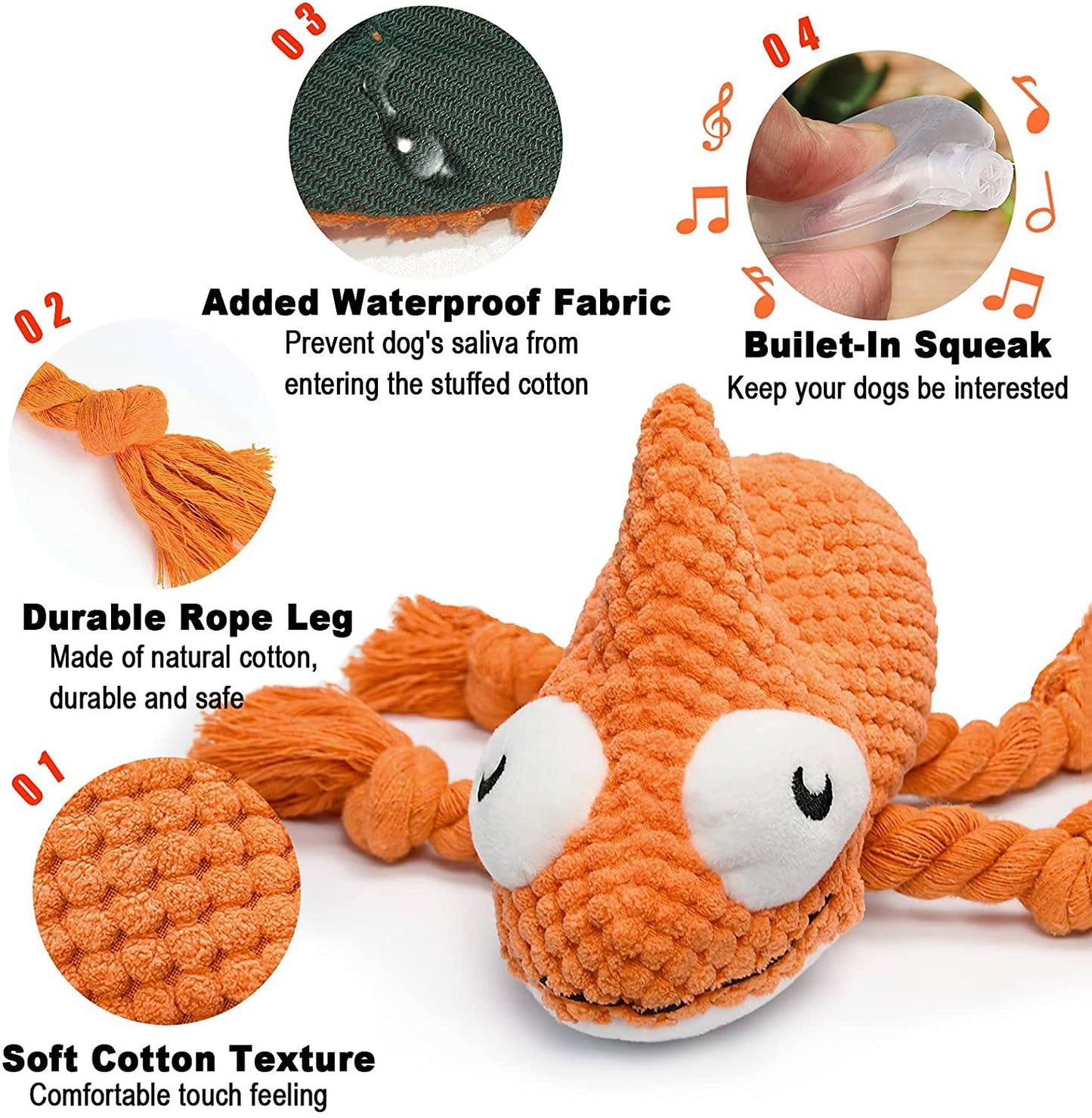 Interactive Stuffed Animals Toys- Cute Chameleon