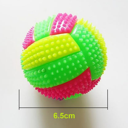 LED Color Changing Dog Squeak Ball