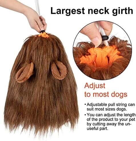 Lion Mane for Dog Costume
