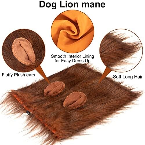 Lion Mane for Dog Costume
