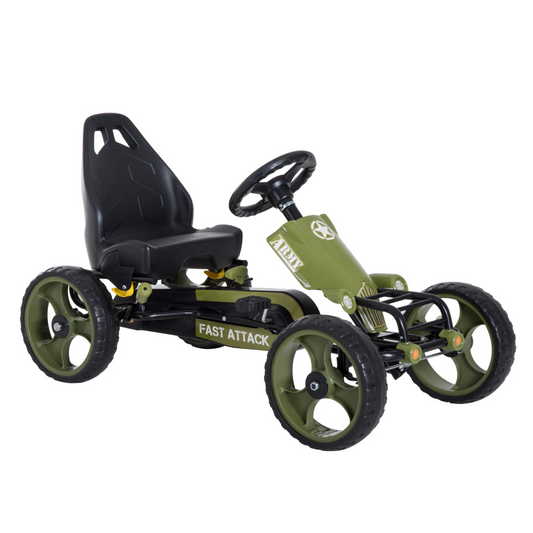Ultimate Pedal Go Kart Green Racer