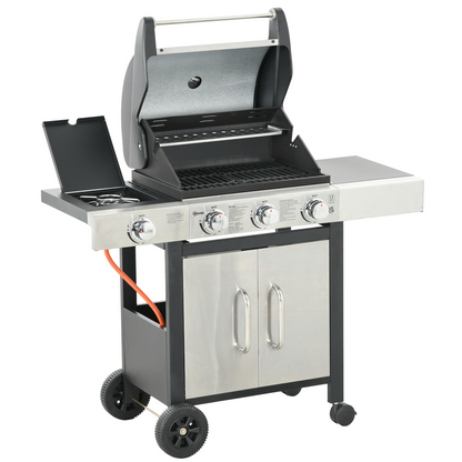 Deluxe 3+1 Burner Gas BBQ Grill