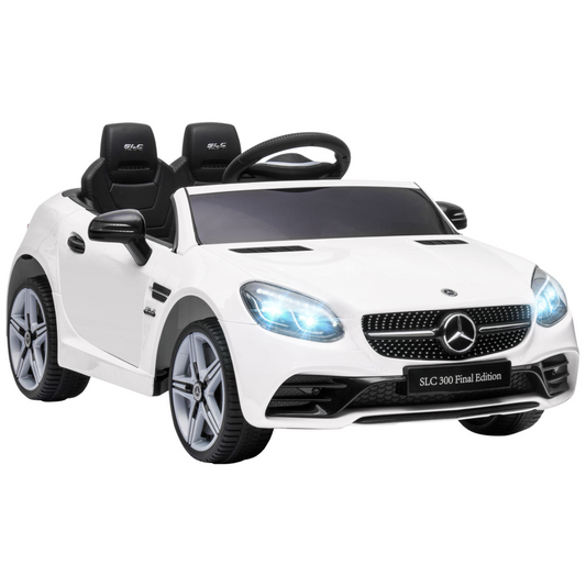 Mercedes-Benz 12V Kids Electric Ride-On Car with Remote - White