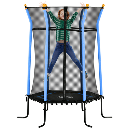 5.4FT Kids Trampoline with Enclosure Indoor Outdoor